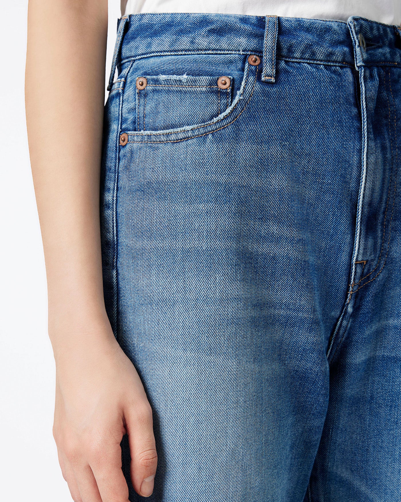 Light Straight Jeans 9oz Medium Indigo