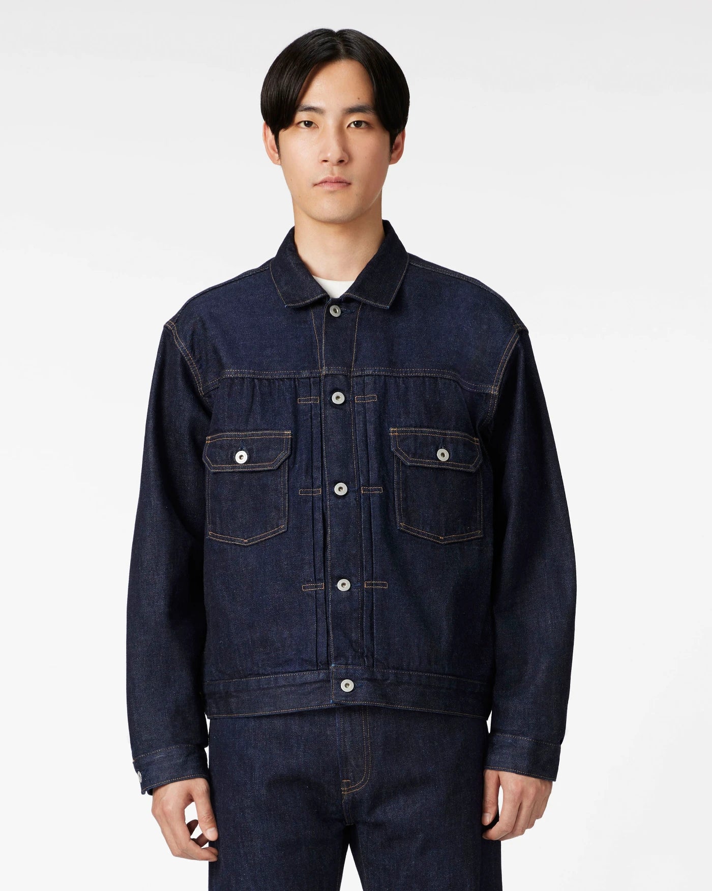 ジャケット・アウター JAPAN BLUE JEANS DENIM JACKET 2nd type MEN｜Selvedge Type 2 Denim Jacket 12oz Medium Indigo【JACKET&COAT
