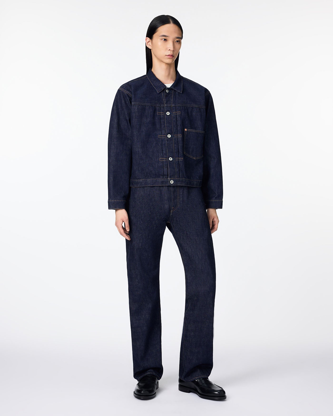 MEN|Selvedge Type 1 Denim Jacket 16oz - Japan Blue Jeans