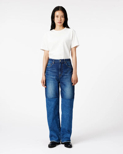 WOMEN｜Switch Staight Jeans 11oz Medium Indigo