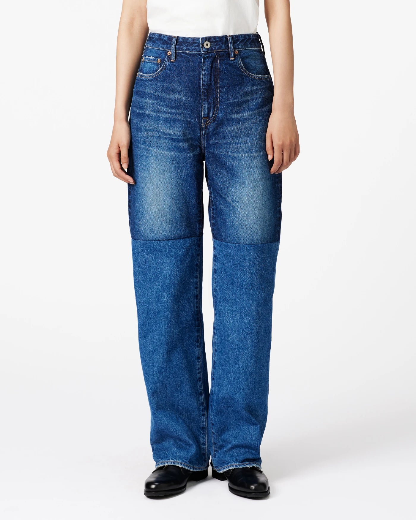 WOMEN｜Switch Staight Jeans 11oz Medium Indigo - Japan Blue Jeans