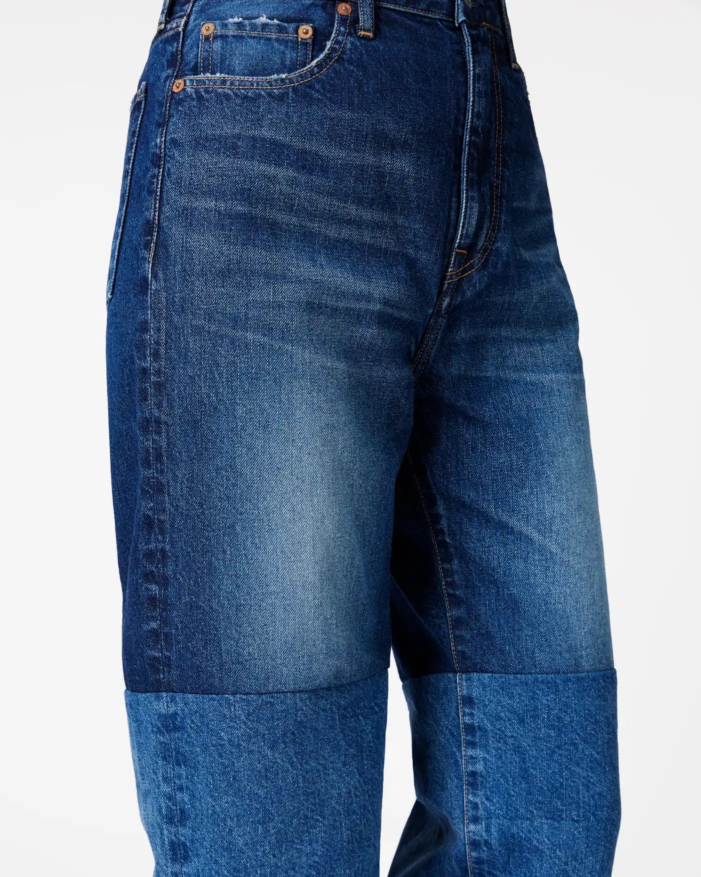 WOMEN｜Switch Staight Jeans 11oz Medium Indigo - Japan Blue Jeans