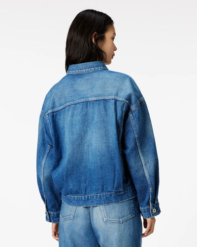 WOMEN｜Selvedge Denim Jacket 12oz Medium Indigo