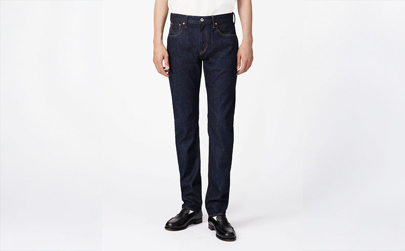 MONOTARO JEANS ダークブルースリムフィットデニム 桃太郎ジーンズ（MOMOTARO JEANS） スリムストレート 13oz 特濃 ブルー