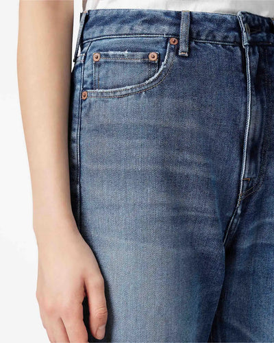 WOMEN｜Light Straight Jeans 9oz Dark Indigo