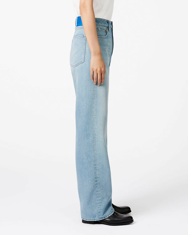 WOMEN｜Light Straight Jeans 9oz Light Indigo