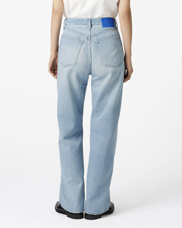 WOMEN｜Light Straight Jeans 9oz Light Indigo