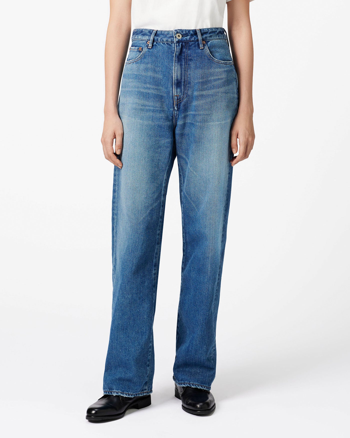 Light Straight Jeans 9oz Medium Indigo