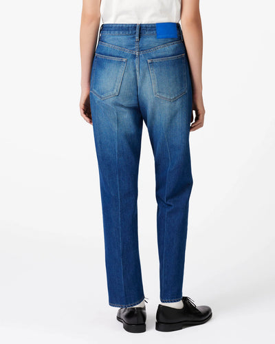 WOMEN｜Light Tapered Jeans 9oz  Medium Indigo