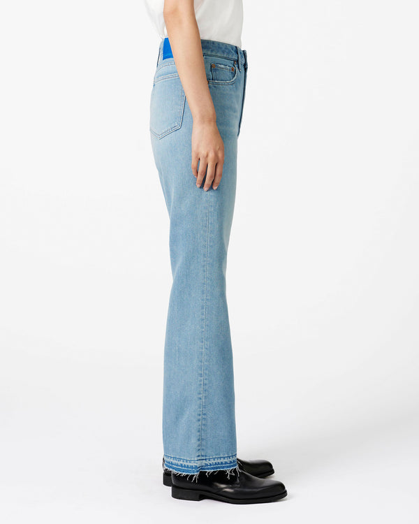 WOMEN｜Light Flare Jeans 9oz Light Indigo