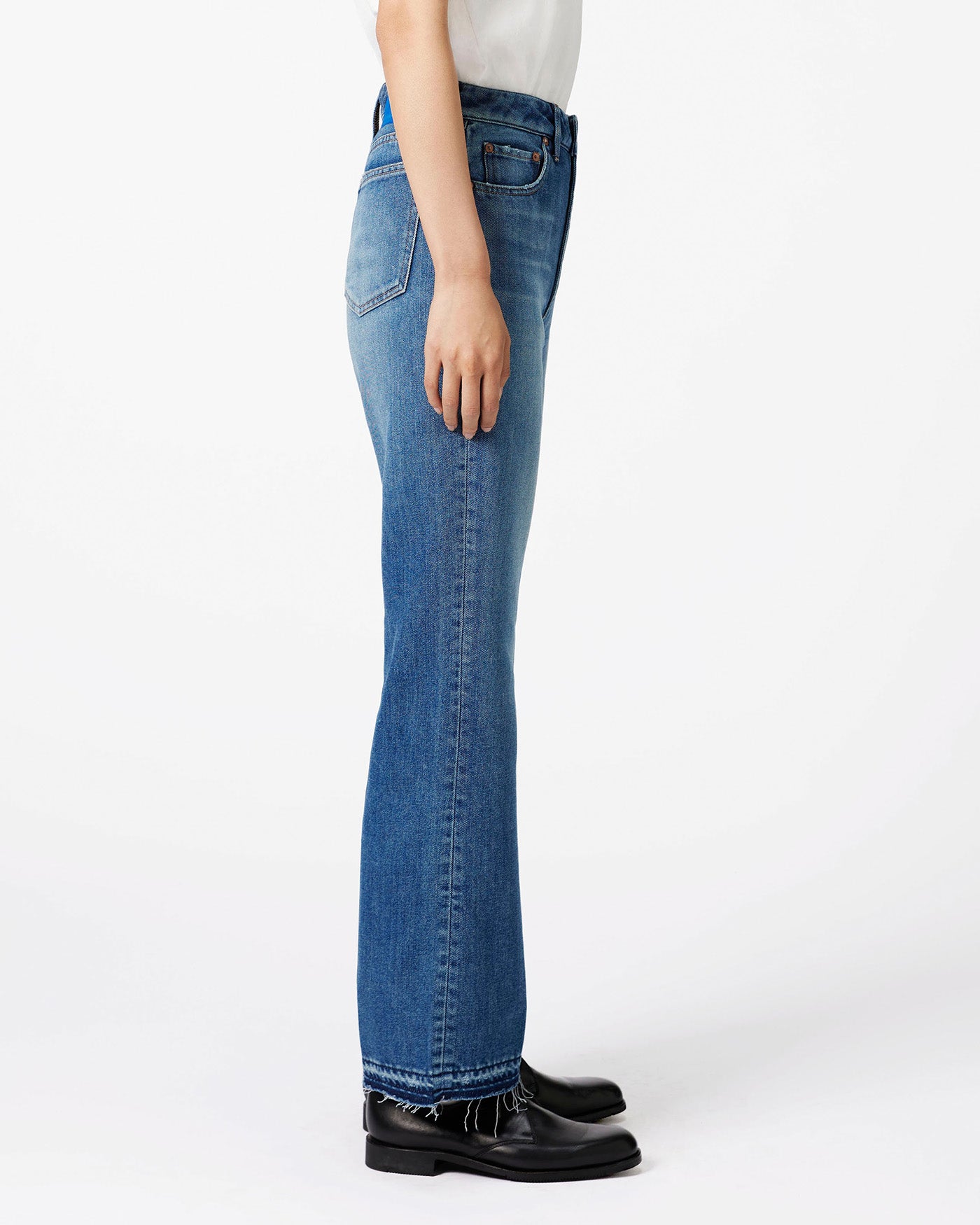 Light Flare Jeans 9oz Medium Indigo