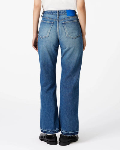 WOMEN｜Light Flare Jeans 9oz Medium Indigo