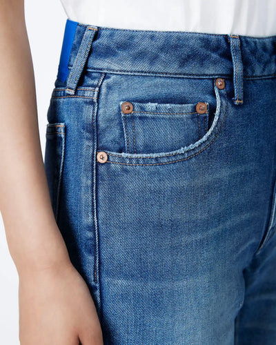 WOMEN｜Light Flare Jeans 9oz Medium Indigo