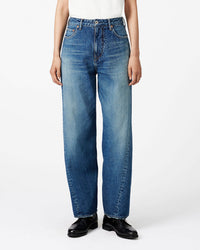 WOMEN｜Skew Straight Jeans 11oz Medium Indigo - Japan Blue Jeans
