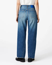 WOMEN｜Skew Straight Jeans 11oz Medium Indigo - Japan Blue Jeans
