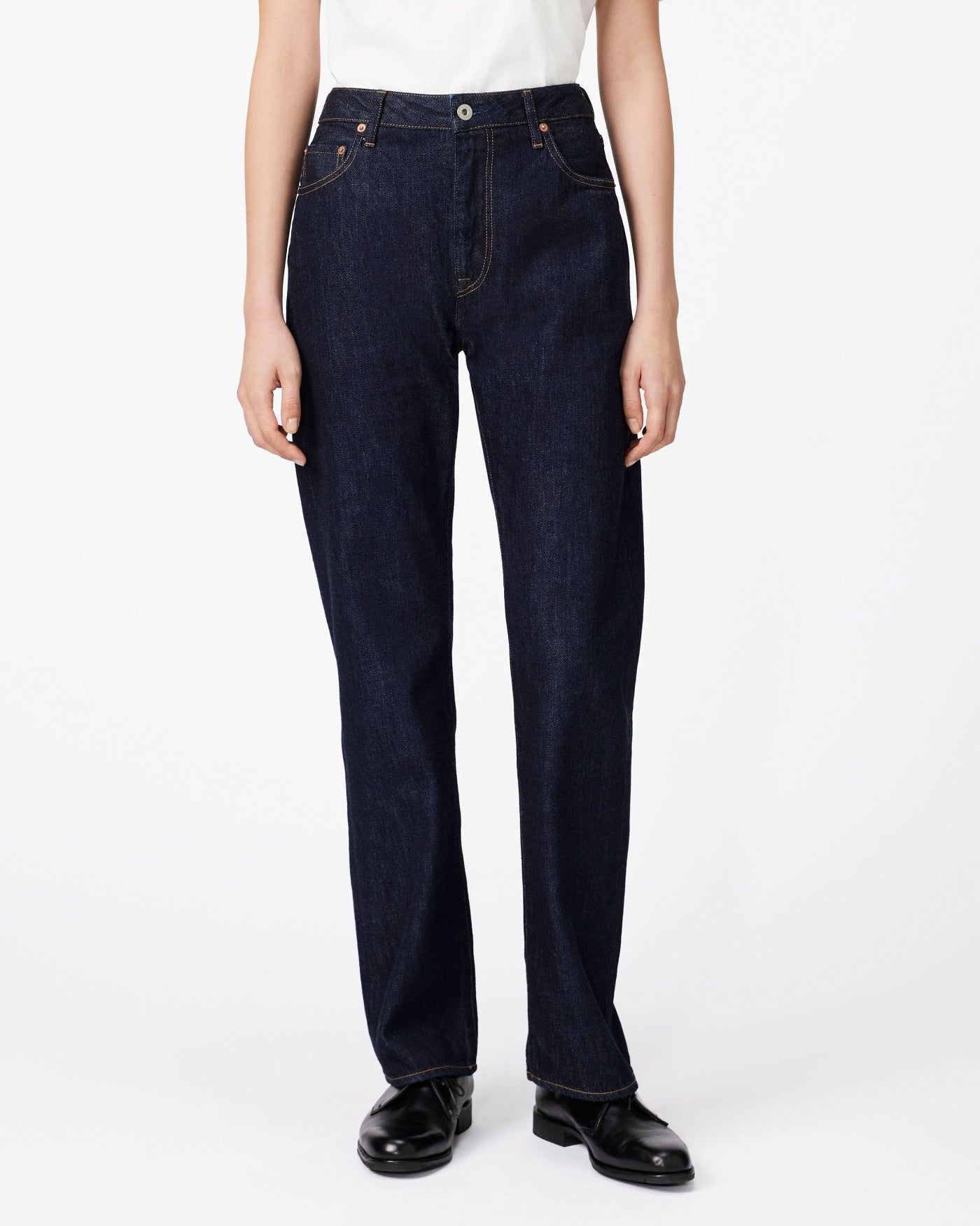 WOMEN｜Selvedge Slim Straight Jeans 12oz - Japan Blue Jeans