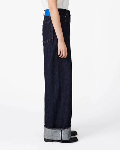 WOMEN｜Selvedge Wide Straight Jeans 12oz Translation missing: en.accessibility.alternate_view