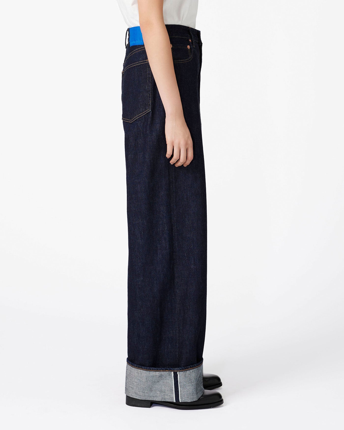 Selvedge Wide Straight Jeans 12oz