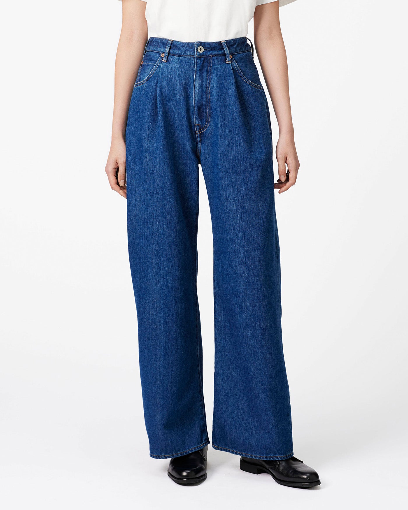 Light Wide Jeans 9oz Medium Indigo