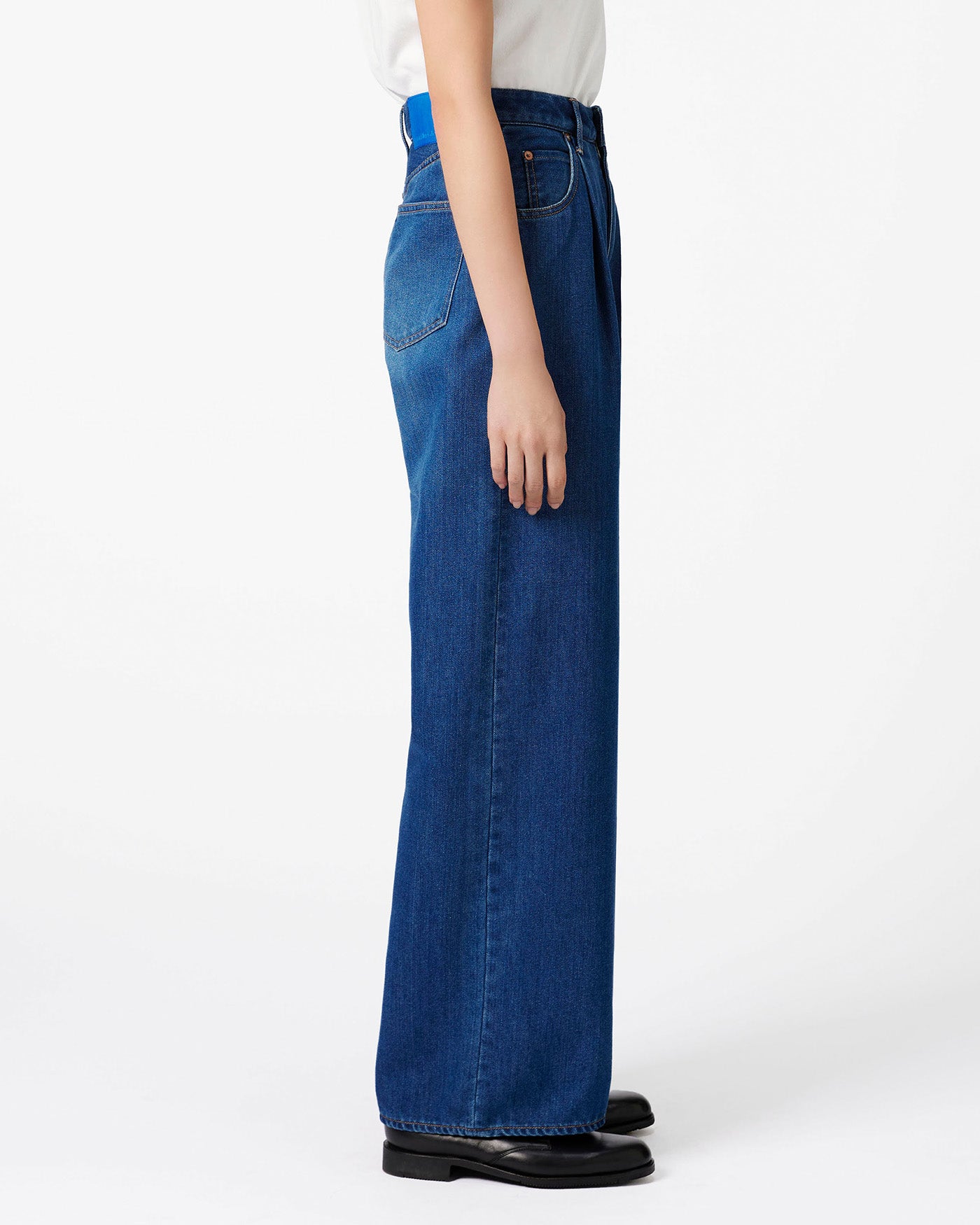 Light Wide Jeans 9oz Medium Indigo