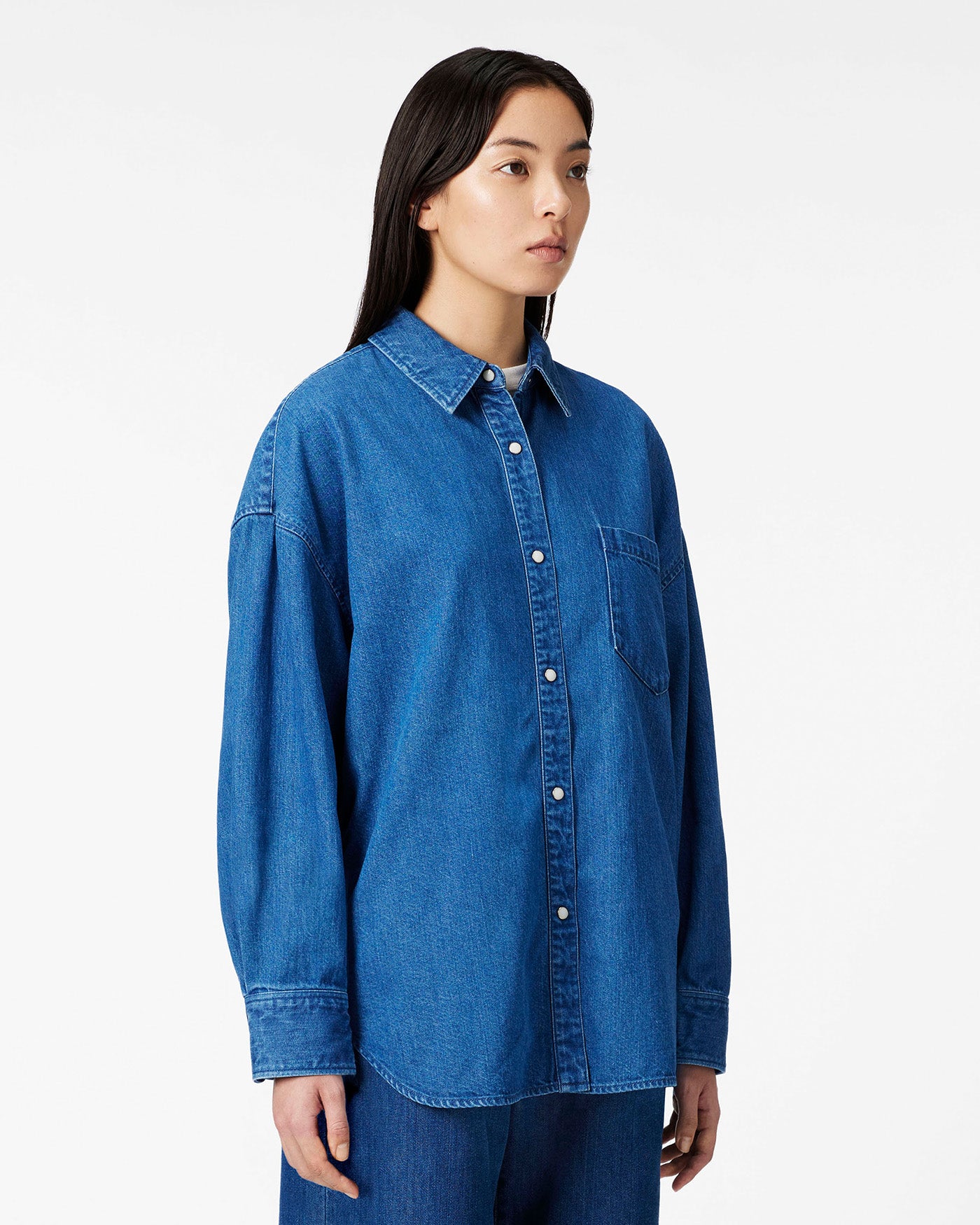 Light Denim Shirt 7oz Medium Indigo