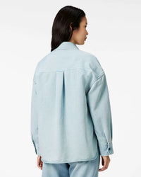 WOMEN｜Light Denim Shirt 9oz Light Indigo - Japan Blue Jeans