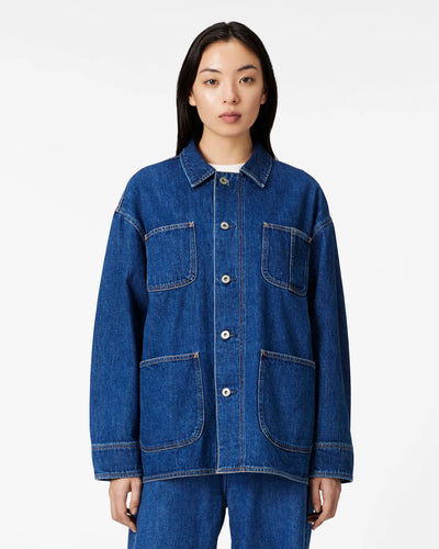 WOMEN｜Selvedge Coveralls 12oz Medium Indigo