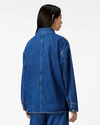 WOMEN｜Selvedge Coveralls 12oz Medium Indigo