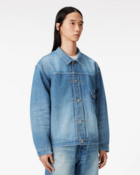 MEN｜Light Type 1 Denim Jacket 9oz Medium Indigo - Japan Blue Jeans