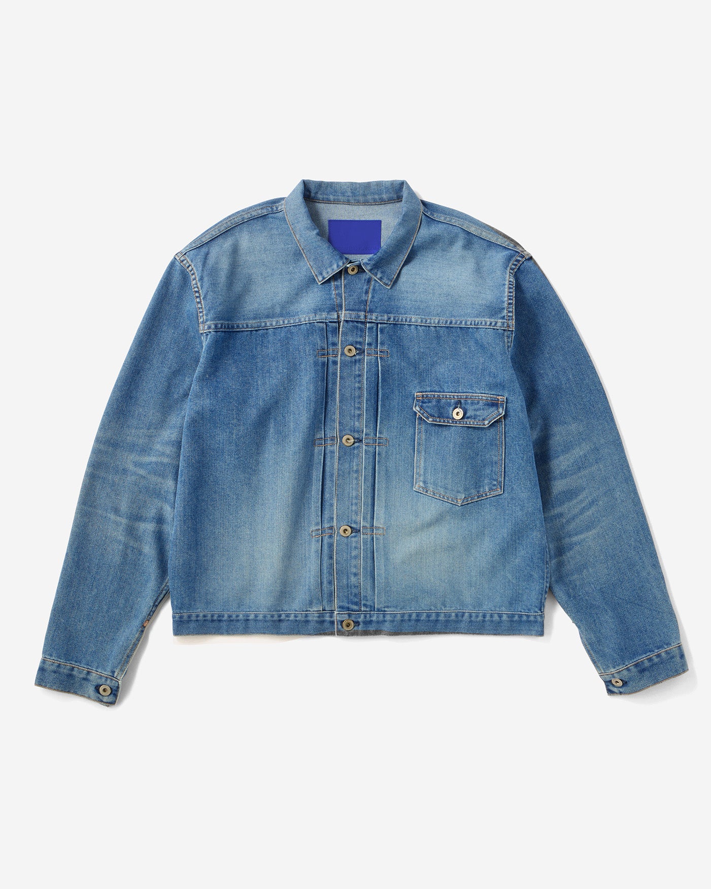 MEN｜Light Type 1 Denim Jacket 9oz Medium Indigo | Japan Blue Jeans