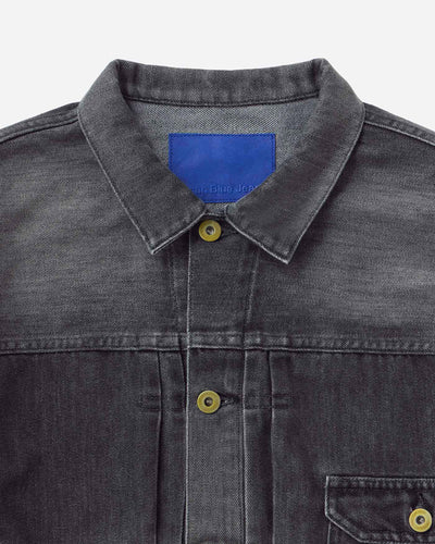 MEN｜Light Type 1 Denim Jacket 9oz Washed Black