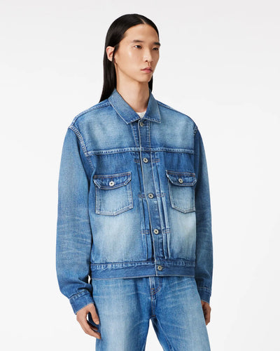 MEN｜Selvedge Type 2 Denim Jacket 12oz Medium Indigo Translation missing: ja.accessibility.alternate_view