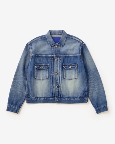 MEN｜Selvedge Type 2 Denim Jacket 12oz Medium Indigo