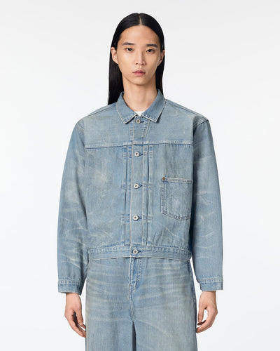MEN｜ReDESIGN Type 1 Denim Jacket 12oz Light Indigo