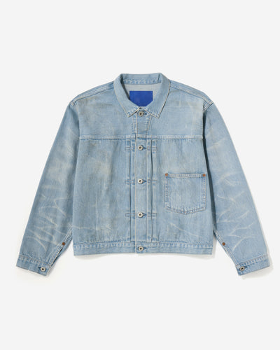 MEN｜ReDESIGN Type 1 Denim Jacket 12oz Light Indigo