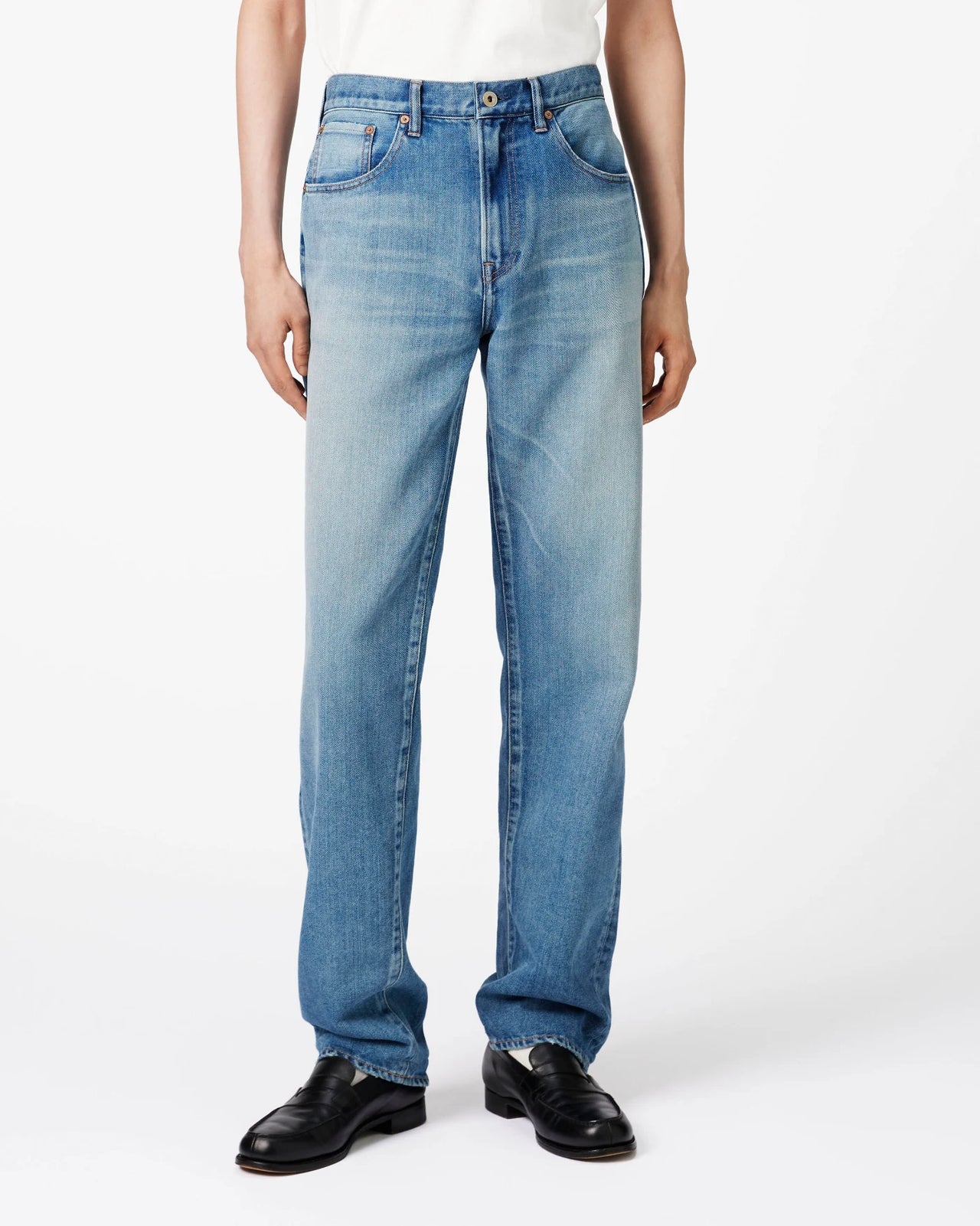 MEN｜Light Straight Jeans 9oz Medium Indigo - Japan Blue Jeans