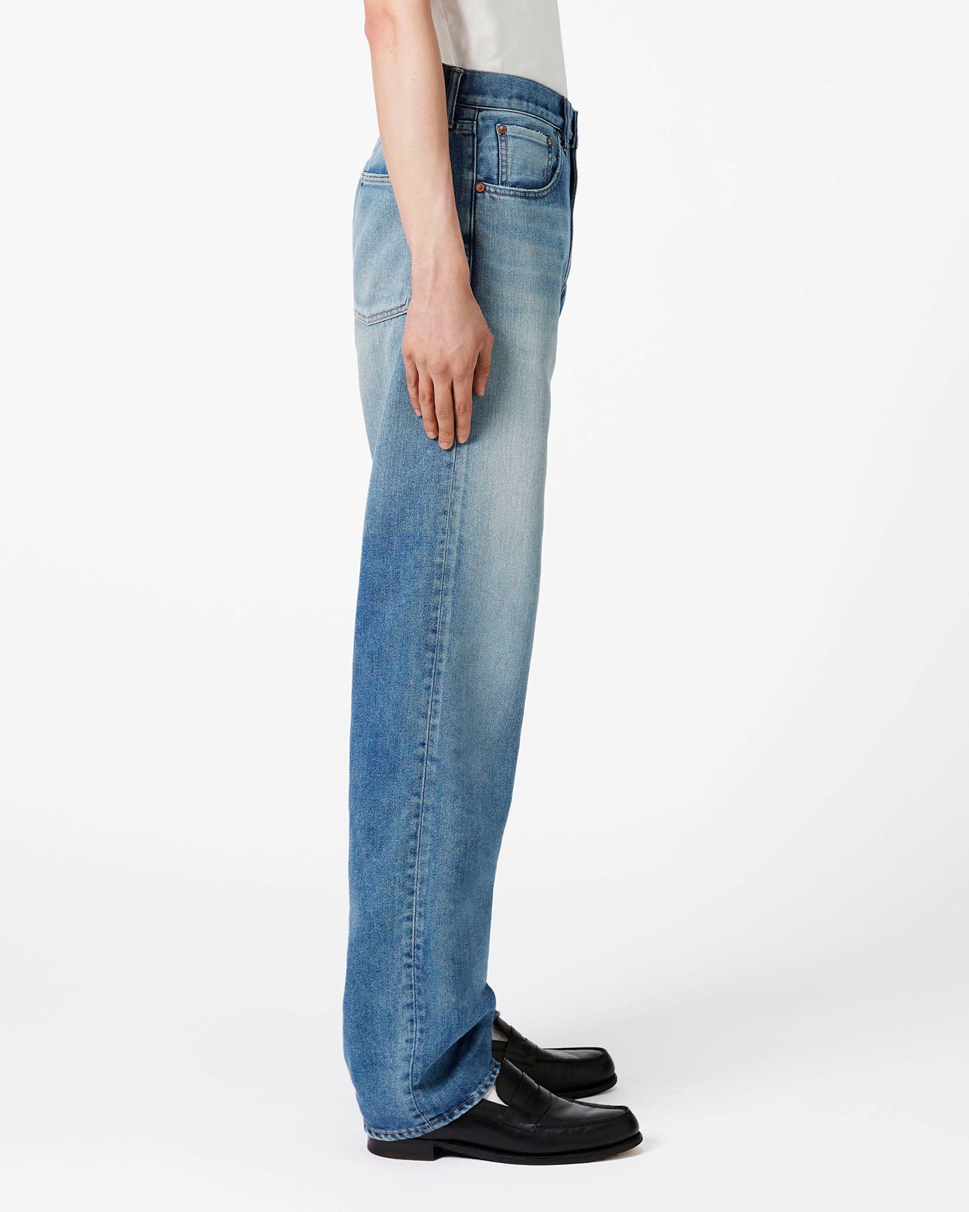 Light Straight Jeans 9oz Medium Indigo
