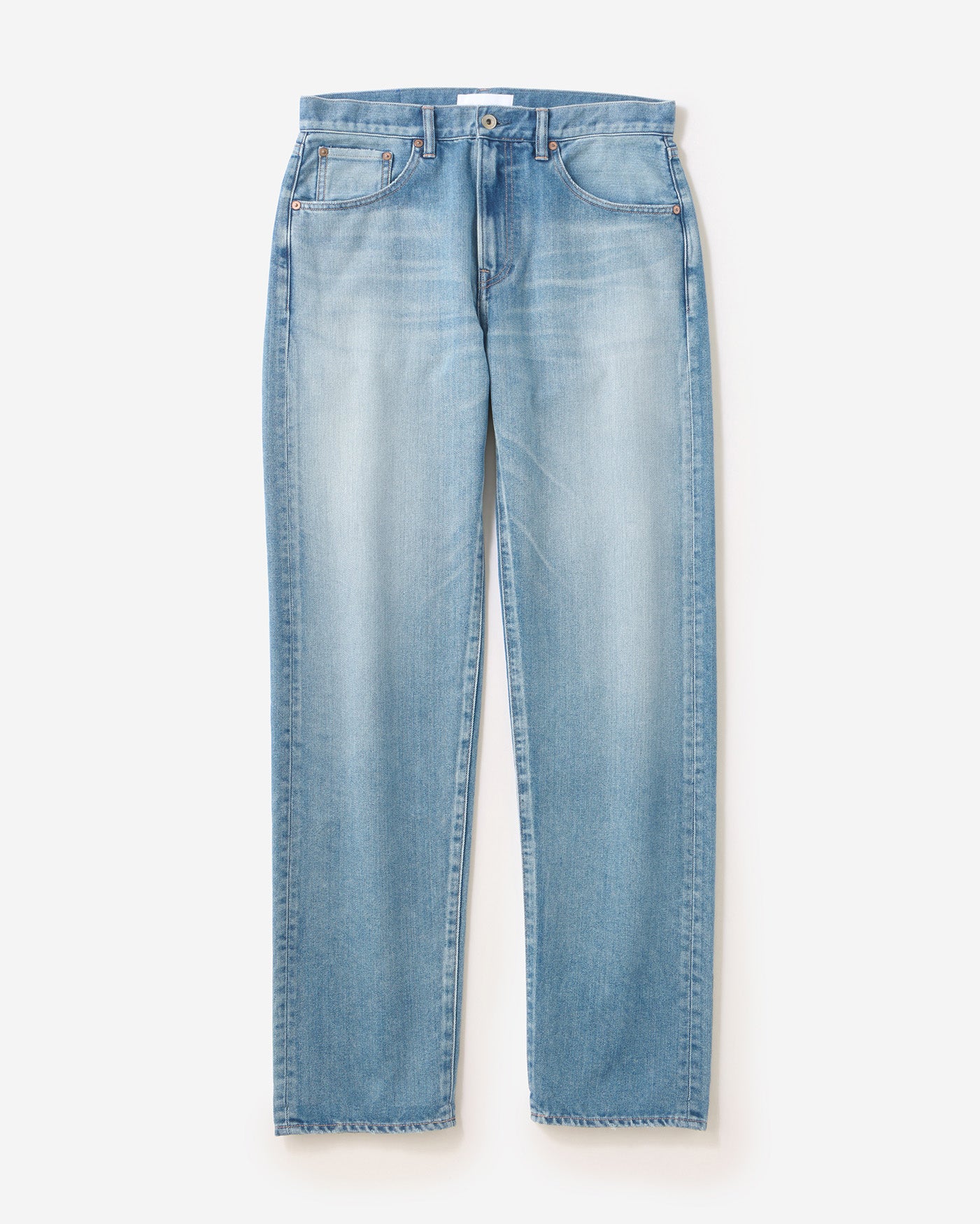 MEN｜Light Straight Jeans 9oz Medium Indigo