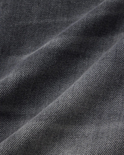 MEN｜Light Straight Jeans 9oz Washed Black