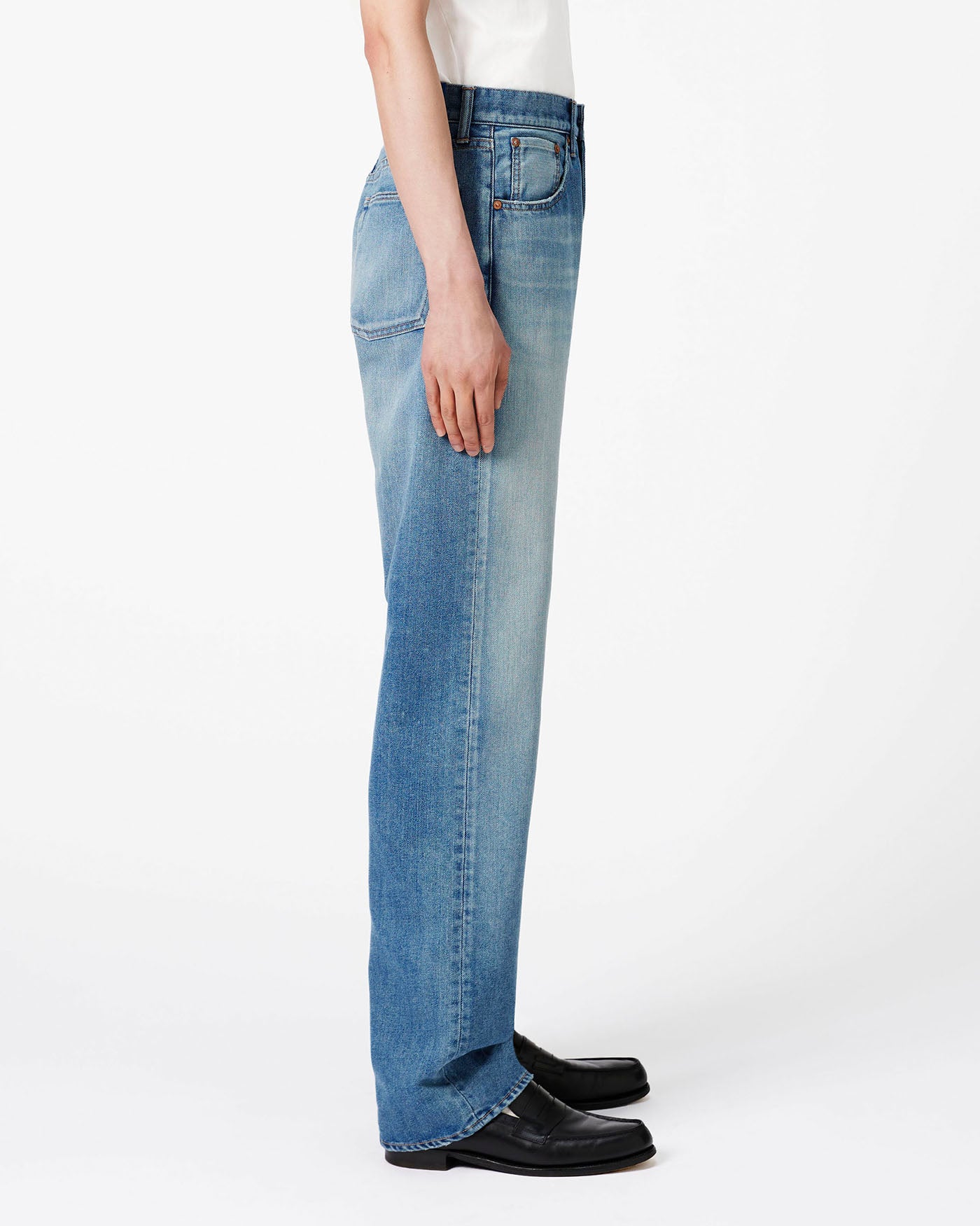 Light Wide Jeans 9oz Medium Indigo
