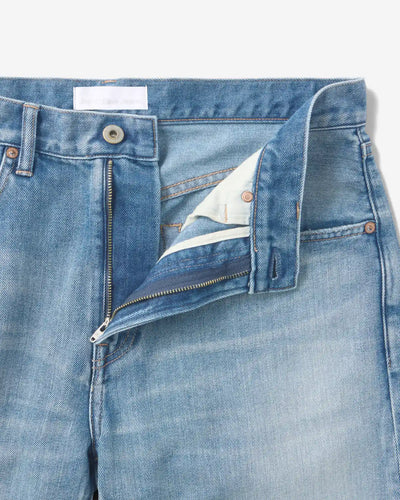 MEN｜Light Wide Jeans 9oz Medium Indigo