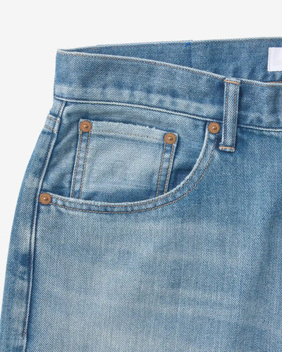 MEN｜Light Wide Jeans 9oz Medium Indigo