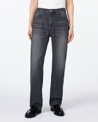 MEN｜Light Wide Jeans 9oz Washed Black - Japan Blue Jeans