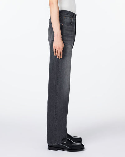 MEN｜Light Wide Jeans 9oz Washed Black Translation missing: ja.accessibility.alternate_view