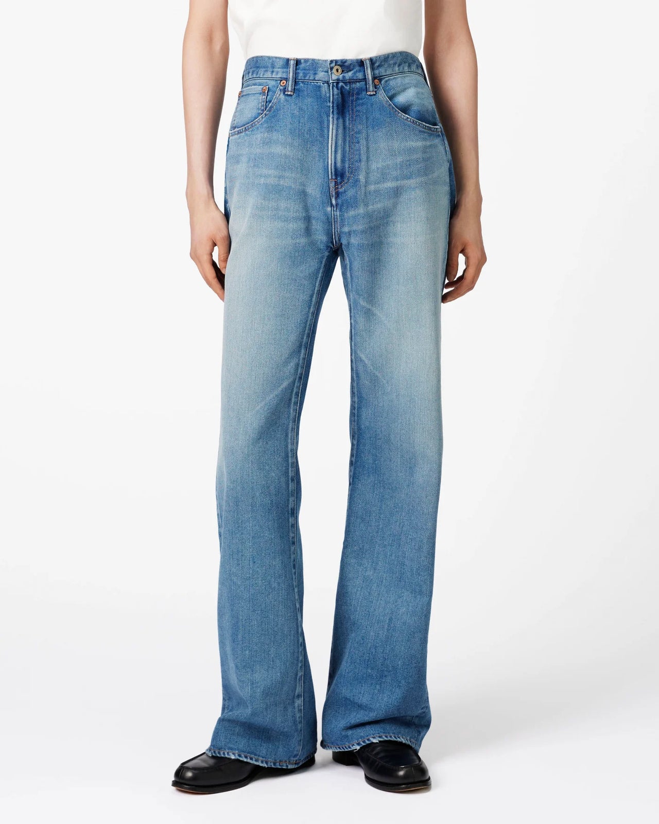 MEN｜Light Flare Jeans 9oz Medium Indigo - Japan Blue Jeans