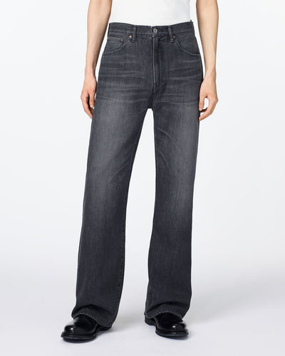 MEN｜Light Flare Jeans 9oz Washed Black