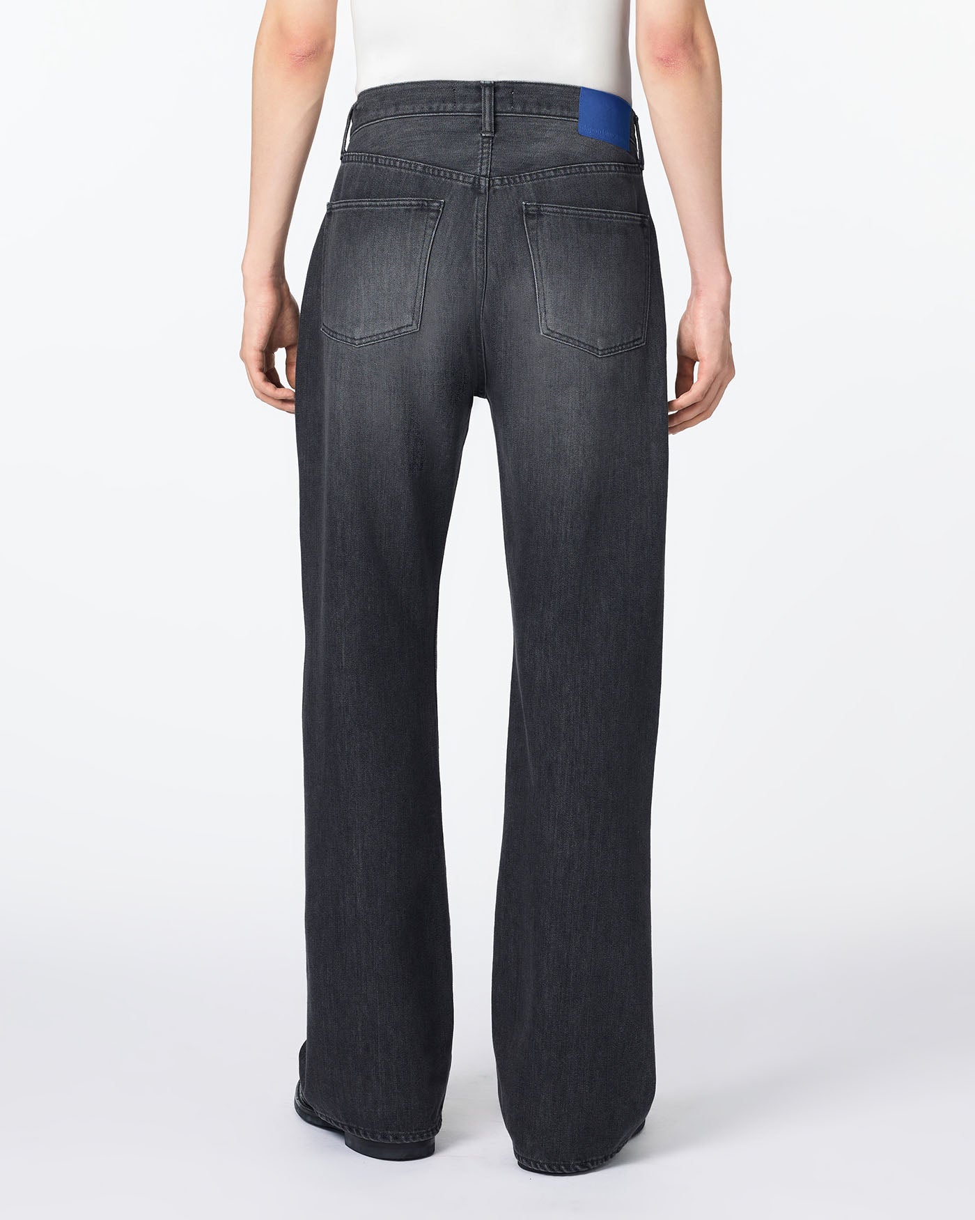 MEN｜Light Flare Jeans 9oz Washed Black - Japan Blue Jeans
