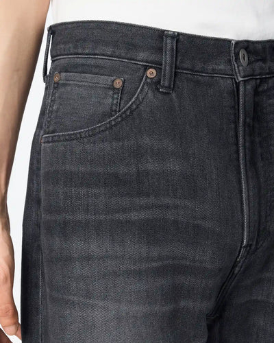 MEN｜Light Flare Jeans 9oz Washed Black