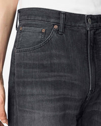 MEN｜Light Flare Jeans 9oz Washed Black - Japan Blue Jeans