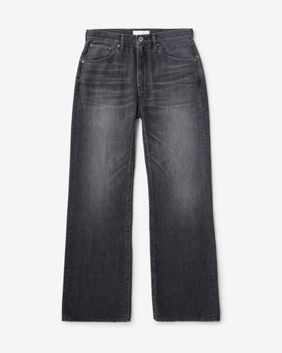 MEN｜Light Flare Jeans 9oz Washed Black